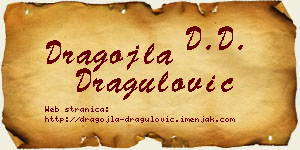 Dragojla Dragulović vizit kartica